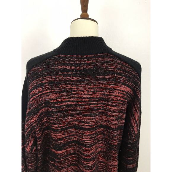 Alexander Wang Marbled Colorblock Pullover Sweater Wool Cashmere - Picture 7 of 8